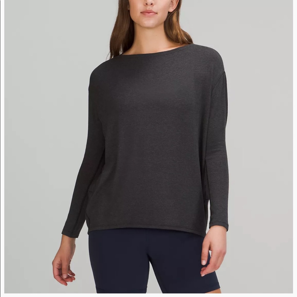 Back in action long sleeve rib